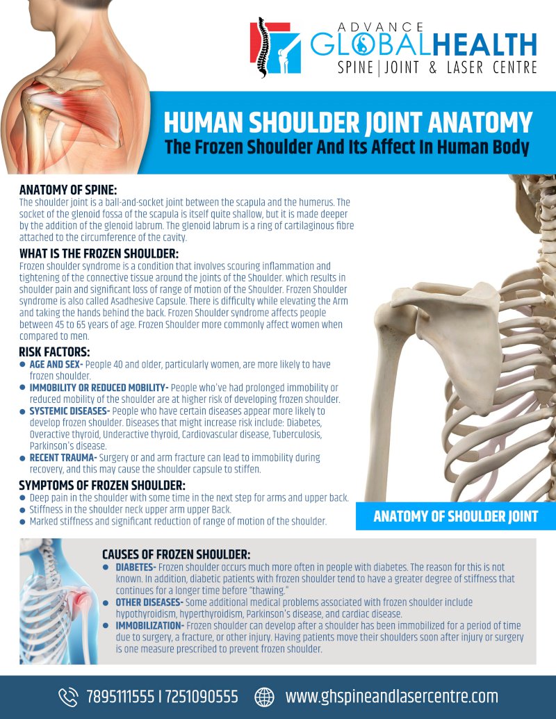 HUMAN SHOULDER JOINT ANATOMY: The Frozen Shoulder And Its Affect In Human Body
