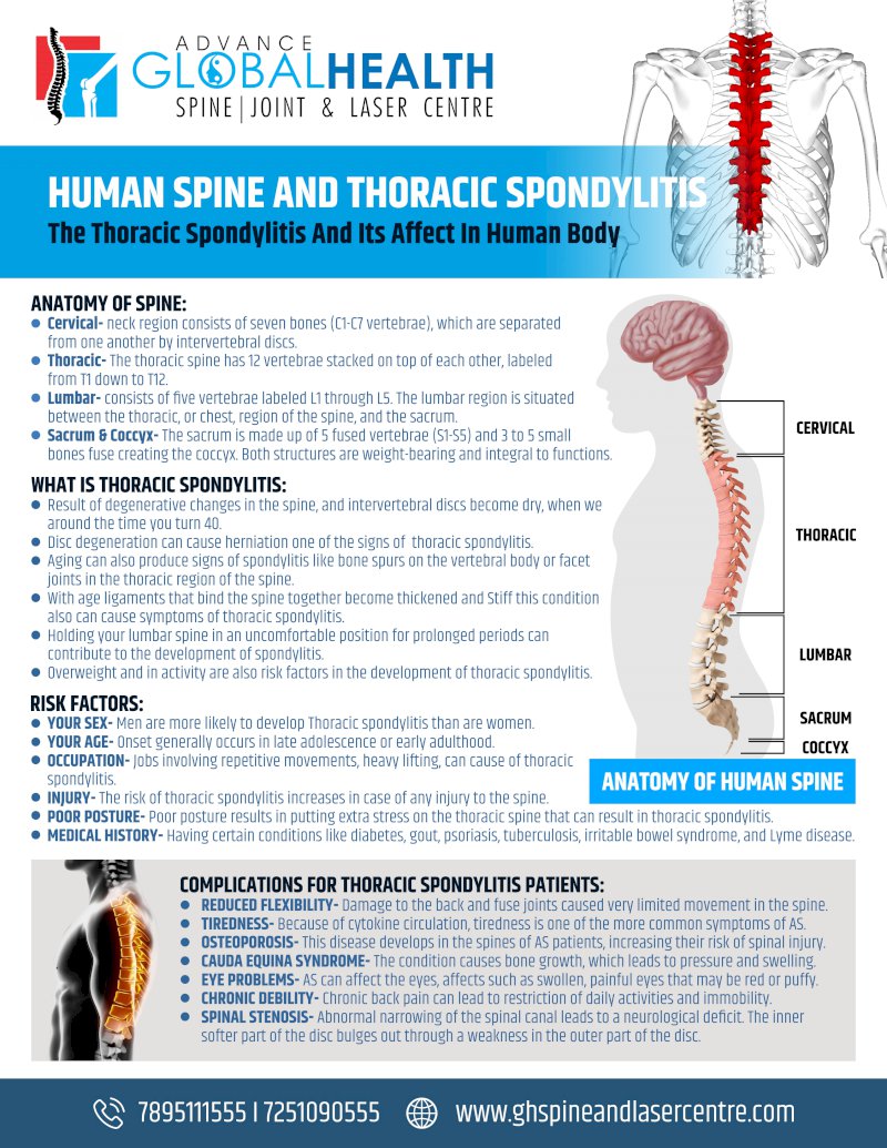 HUMAN SPINE AND THORACIC SPONDYLITIS: The Thoracic Spondylitis And Its Affect In Human Body