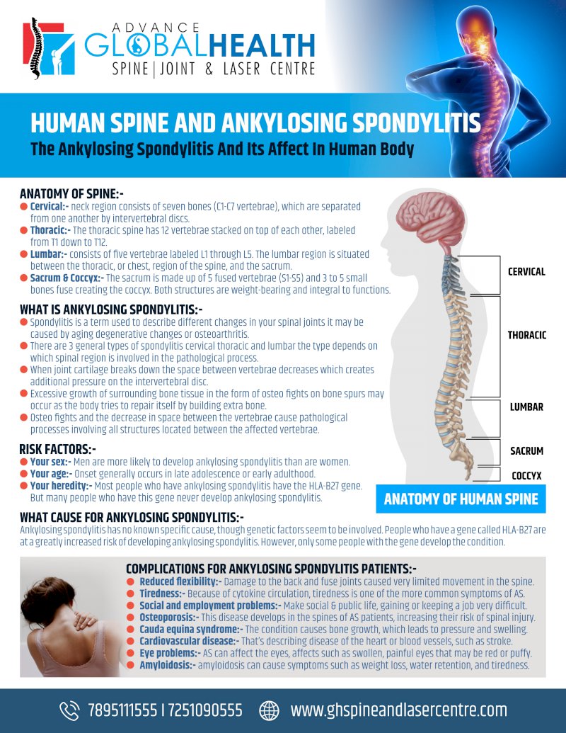 HUMAN SPINE AND ANKYLOSING SPONDYLITIS: The Ankylosing Spondylitis And Its Affect In Human Body
